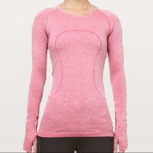 Lululemon Swiftly Tech Long Sleeve Crew *Sparkle